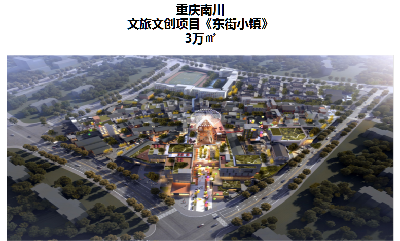 重慶南川文(wén)旅文(wén)創項目《東街(jiē)小(xiǎo)鎮》